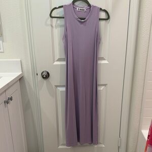 Fighting Eel Lavender Midi Dress